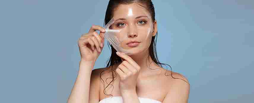Chemical Peels work on a girl face