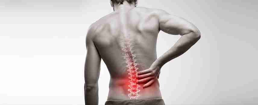 man experiencing lower back pain