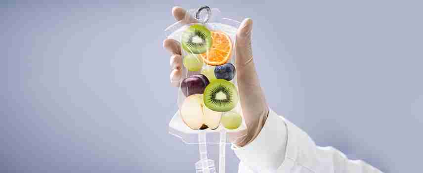 IV infusion for hair loss and nail breakage